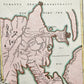 1730 CASPIAN SEA & KAMCHATKA antique MAP Russia by HOMANN HEIRS