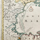 1757 RUSSIA antique MAP RUSSIAE MAGNAE Russia Black Sea Ukraine Turkey Bulgaria