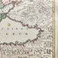 1757 RUSSIA antique MAP RUSSIAE MAGNAE Russia Black Sea Ukraine Turkey Bulgaria