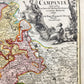 1756 CHAMPAGNE FRANCE antique MAP by Homann Tabula Geographica CAMPANIAE