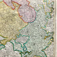 1756 CHAMPAGNE FRANCE antique MAP by Homann Tabula Geographica CAMPANIAE