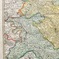 1756 CHAMPAGNE FRANCE antique MAP by Homann Tabula Geographica CAMPANIAE