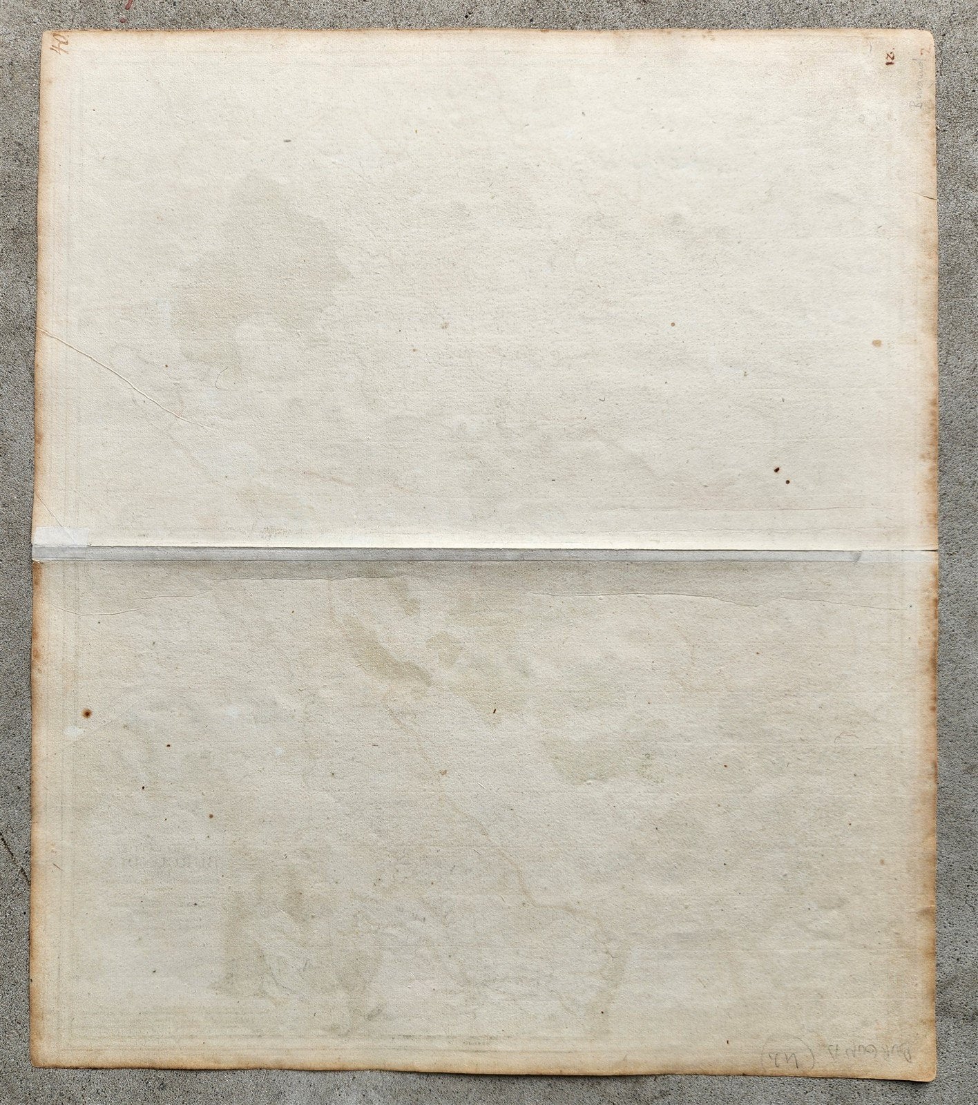 1725 BURGUNDY FRANCE antique MAP by Homann Comitatus BURGUNDIAE