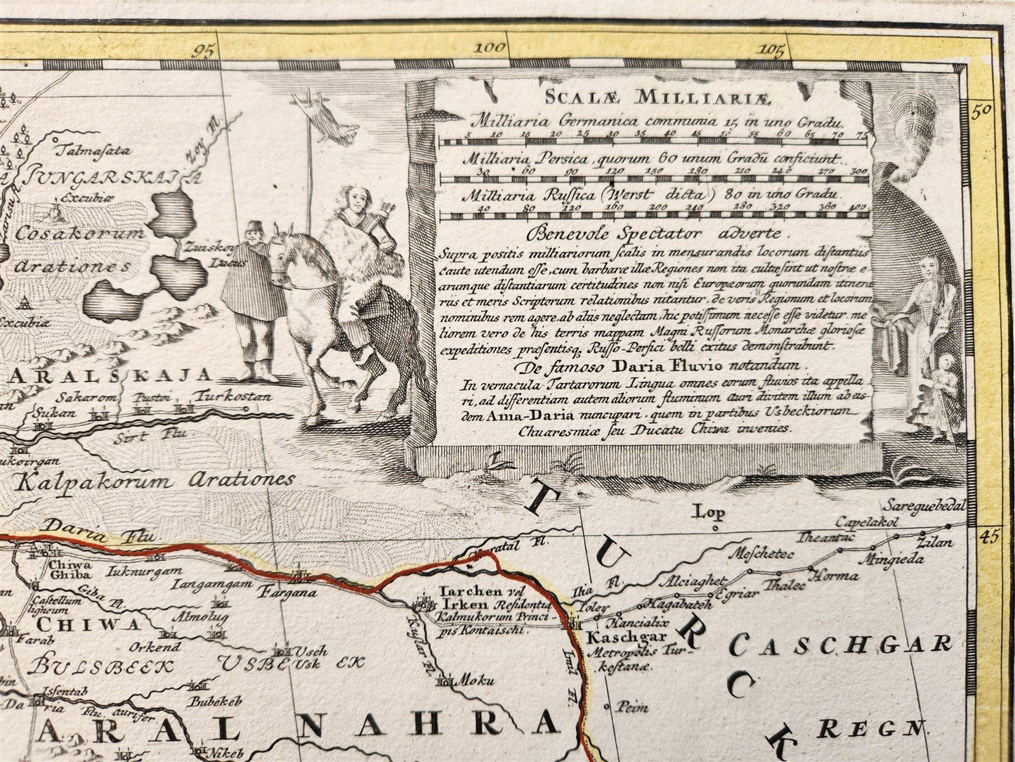 1724 PERSIAN EMPIRE antique MAP IMPERII PERSICI by Homann