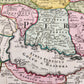 1724 PERSIAN EMPIRE antique MAP IMPERII PERSICI by Homann