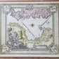 1720 SIEGE of CORFU by TURKS antique MAP GREECE by Ioh. Baptista Homanno