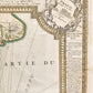 1716 CORFU antique MAP GREECE by Ioh. Baptista Homanno