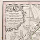 1753 SWITZERLAND antique MAP TERRITORIUM REIPUBLICAE LIBERAE HELVETICAE