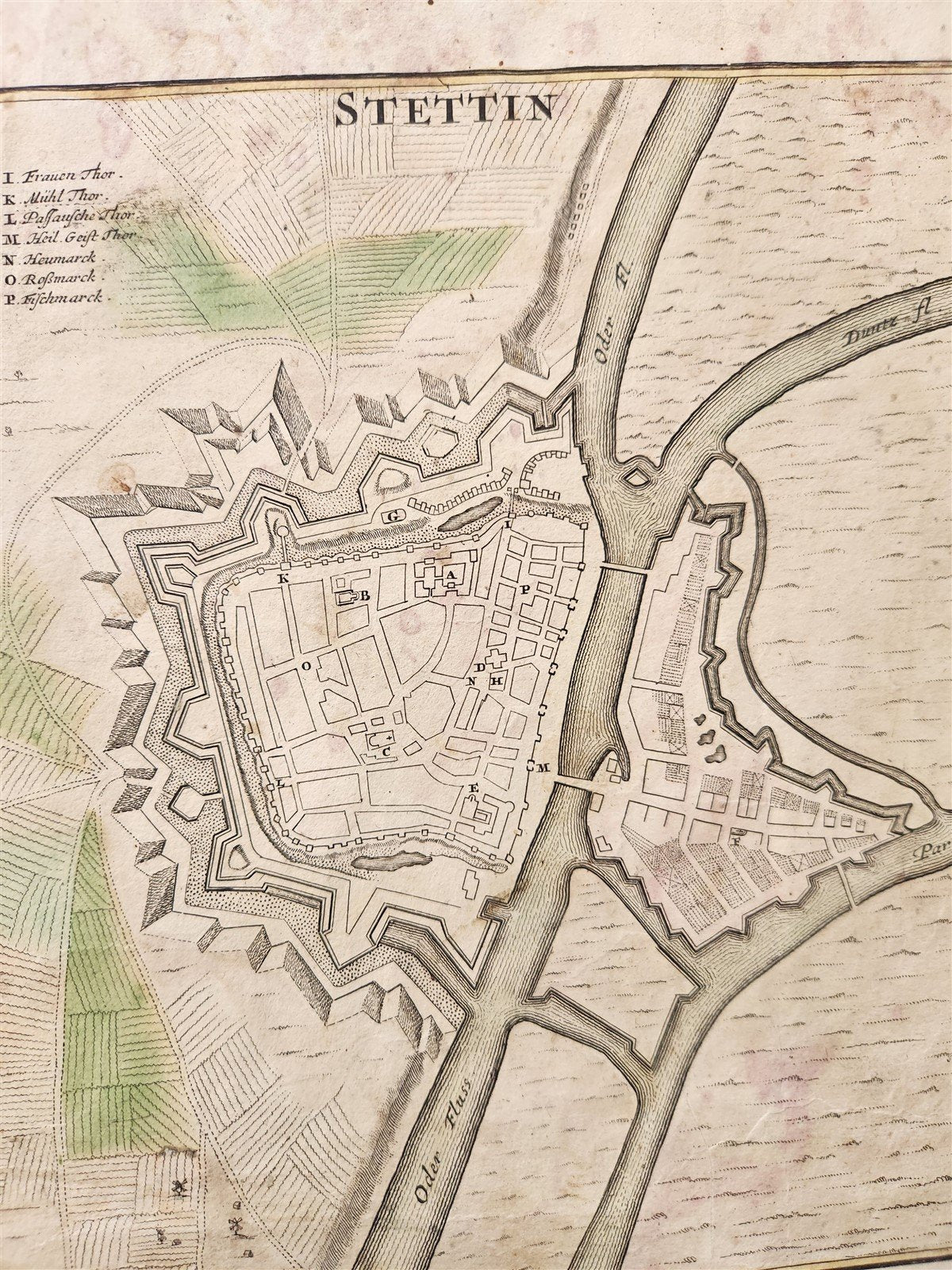 1724 PERSIAN EMPIRE antique MAP IMPERII PERSICI by Homann