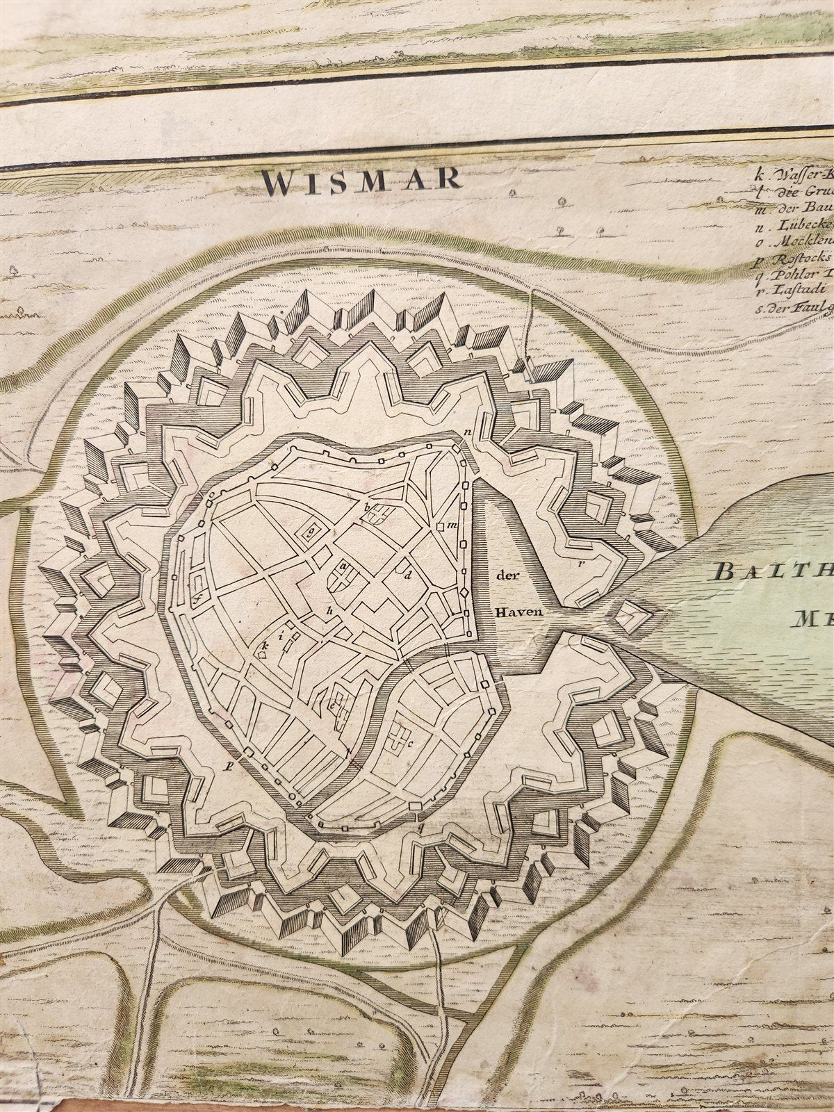 1724 PERSIAN EMPIRE antique MAP IMPERII PERSICI by Homann