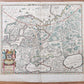 1635 RUSSIA antique MAP by Isaac Massa RARE