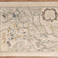 1702 FRANCE LE DUCHE de CLEVES antique MAP by Hubert Jaillot