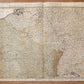 1793 FRENCH GERMAN WAR MILITARY MAP antique