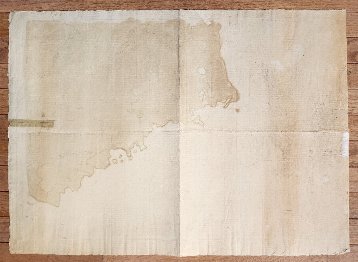 1793 FRENCH GERMAN WAR MILITARY MAP antique