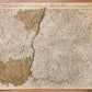 1730s MILITARY MAP antique THEATRE DE LA GUERRE CARTE NOUVELLE LE COURS du RHIN