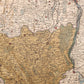 1730s MILITARY MAP antique THEATRE DE LA GUERRE CARTE NOUVELLE LE COURS du RHIN