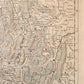 1730s MILITARY MAP antique THEATRE DE LA GUERRE CARTE NOUVELLE LE COURS du RHIN