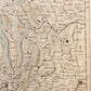 1730s MILITARY MAP antique THEATRE DE LA GUERRE CARTE NOUVELLE LE COURS du RHIN