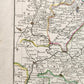 1730s antique MAP antique HAUTE et BASSE ALSACE SUNTGAW BRISGAW ORTEN AW