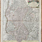 1718 Breisgau Soutwest Germany antique MAP antique PROVINCIA BRISGOIA