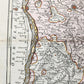 1718 Breisgau Soutwest Germany antique MAP antique PROVINCIA BRISGOIA