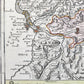 1718 Breisgau Soutwest Germany antique MAP antique PROVINCIA BRISGOIA