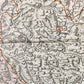 1718 Breisgau Soutwest Germany antique MAP antique PROVINCIA BRISGOIA