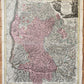 1730s Breisgau Germany antique MAP antique PROVINCIA BRISGOVIAE Matthias Seutter