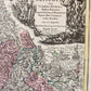 1730s Breisgau Germany antique MAP antique PROVINCIA BRISGOVIAE Matthias Seutter