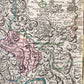 1730s Breisgau Germany antique MAP antique PROVINCIA BRISGOVIAE Matthias Seutter