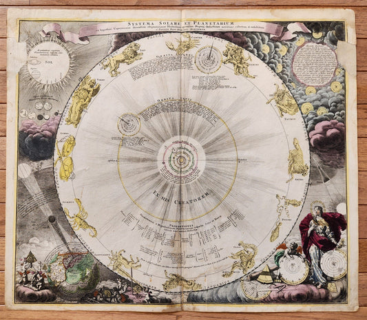 1724 PERSIAN EMPIRE antique MAP IMPERII PERSICI by Homann