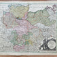 1740s GERMANY antique MAP SAXONIAE INFERIORI