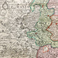 1740s GERMANY antique MAP SAXONIAE INFERIORI