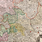 1740s GERMANY antique MAP SAXONIAE INFERIORI