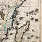 1680 AFRICA antique MAP rare 17th CENTURY AUTHENTIC