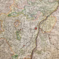 1692 ALSACE FRANCE antique MAP large size 25 by 35.5 inches 17th CENTURY