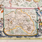 1690 ALSACE FRANCE antique MAP by Frederick de Wit 17th CENTURY ALSATIAE ducatus