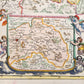 1690 ALSACE FRANCE antique MAP by Frederick de Wit 17th CENTURY ALSATIAE ducatus
