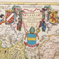 1690 ALSACE FRANCE antique MAP by Frederick de Wit 17th CENTURY ALSATIAE ducatus