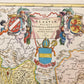1690 ALSACE FRANCE antique MAP by Frederick de Wit 17th CENTURY ALSATIAE ducatus