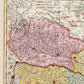1690 ALSACE FRANCE antique MAP by Frederick de Wit 17th CENTURY ALSATIAE ducatus