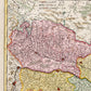 1690 ALSACE FRANCE antique MAP by Frederick de Wit 17th CENTURY ALSATIAE ducatus