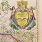 1650s ALSACE FRANCE antique MAP by Janssonius 17th CENTURY ALSATIAE inferior