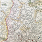 1630s ALSACE FRANCE antique MAP by GERARD MERCATOR L'ALSATIA INFERIOR