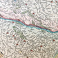 1630s ALSACE FRANCE antique MAP by GERARD MERCATOR L'ALSATIA INFERIOR