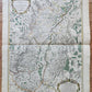 1707 ALSACE FRANCE antique MAP by SANSON printed by Jaillot in Paris LARGE SIZE