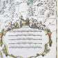 1707 ALSACE FRANCE antique MAP by SANSON printed by Jaillot in Paris LARGE SIZE