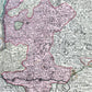 1740s ALSACE FRANCE antique MAP Alsatia Landgraviatus cum Suntgoia et Brisgoia