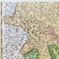 1720s ALSACE FRANCE antique MAP Alsatia Superior una cum Suntgovia