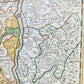 1720s ALSACE FRANCE antique MAP Alsatia Superior una cum Suntgovia